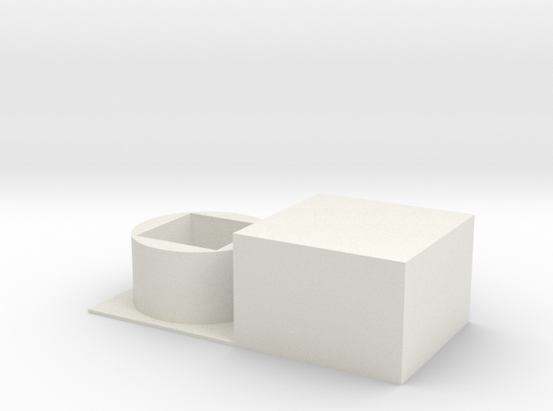 Pencil box in White Natural Versatile Plastic