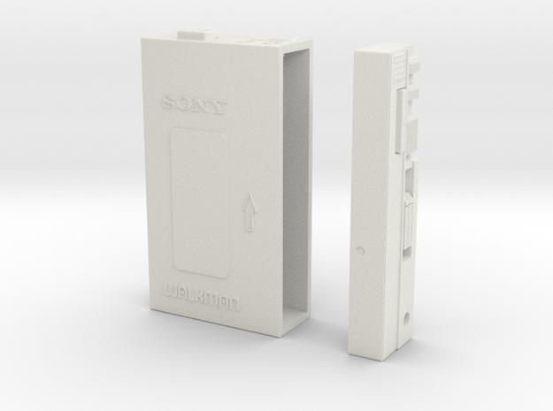 Walkman-4-Inch in White Natural Versatile Plastic