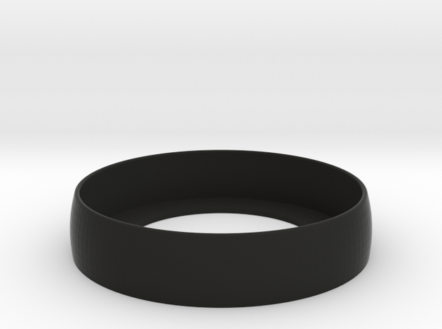 Beauty Ring / Bograt 22mm -- 24mm in Black Natural Versatile Plastic