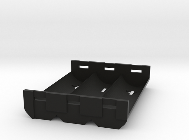 Battery sled 3x20700 in Black Natural Versatile Plastic