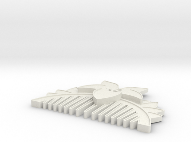 Mulan Comb in White Natural Versatile Plastic