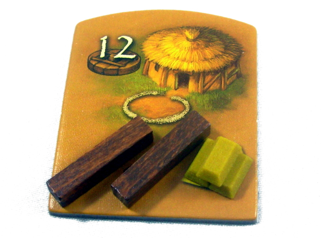 Gold Bars For Stone Age, Set of 10 in Full Color Sandstone