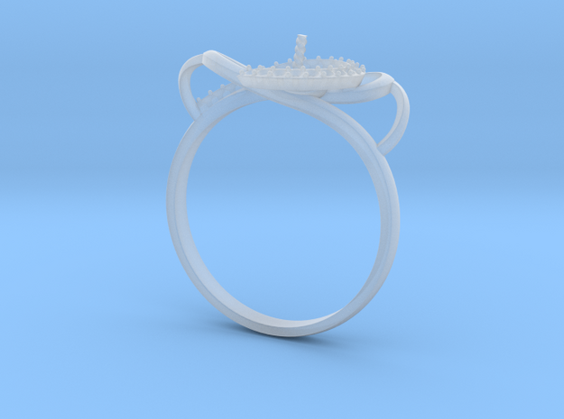 WOMEN RING 3D Printed Wax Resin - CAD-02 .