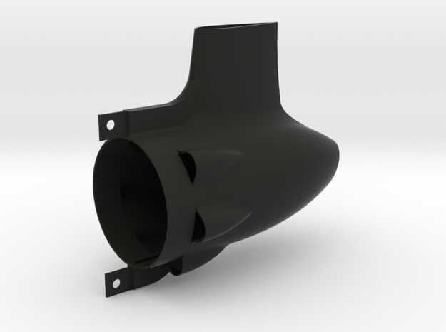 Short 50mm Tailcone for HET 800 motors in Black Natural Versatile Plastic