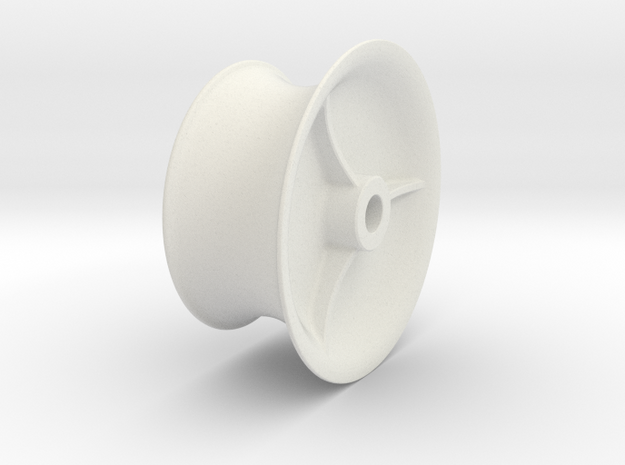 Capstan head for anchor winch in White Natural Versatile Plastic