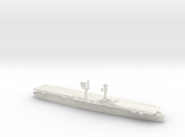 1/700 Scale Saipan Class Aircraft Carrier in White Natural Versatile Plastic