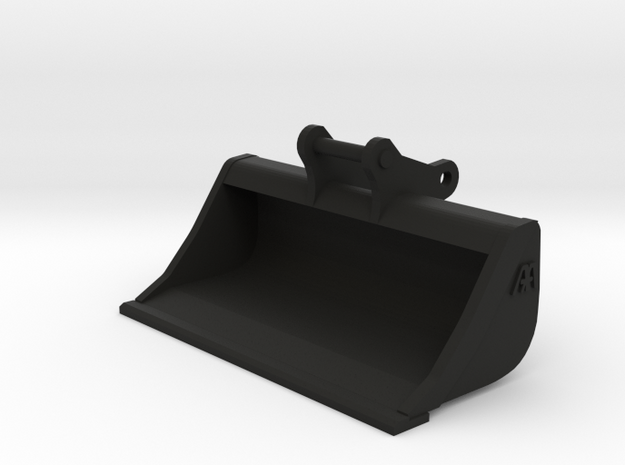 Slotenbak / brede bak 13-16 ton 1:50 miniatuur in Black Natural Versatile Plastic