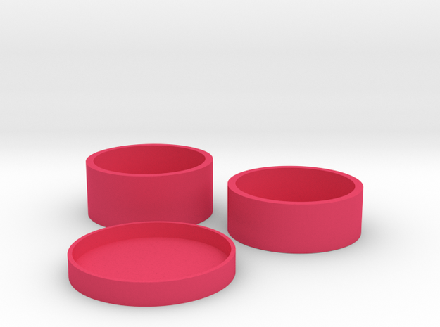Okito Boston Set - Australia 20 Cent in Pink Processed Versatile Plastic