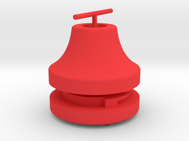 VSKF AirSoft SafePlug V2_assembly in Red Processed Versatile Plastic
