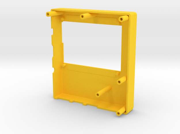 E-paper case top in Yellow Processed Versatile Plastic