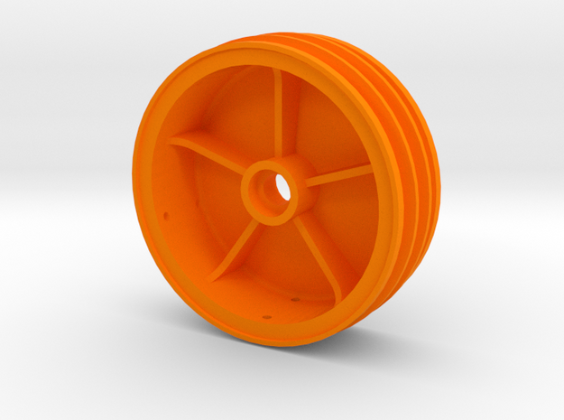 losi jrx pro front wheel in Orange Processed Versatile Plastic