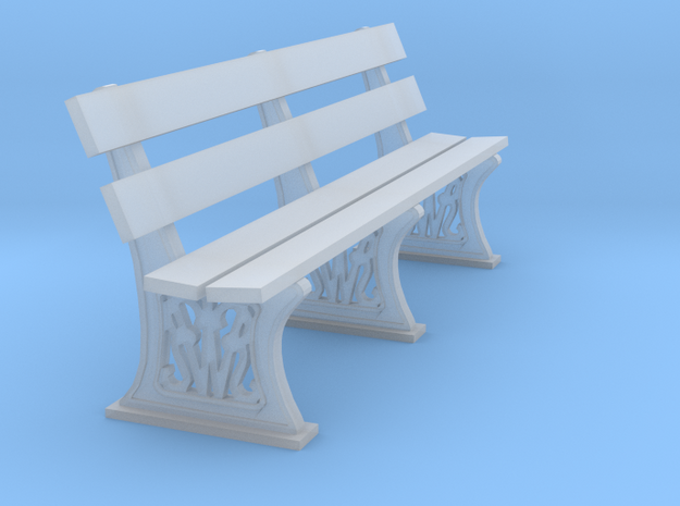 GWR bench 3mm scale 10ft length in Smooth Fine Detail Plastic