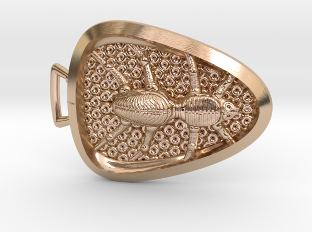 insect-pendant in 14k Rose Gold Plated Brass