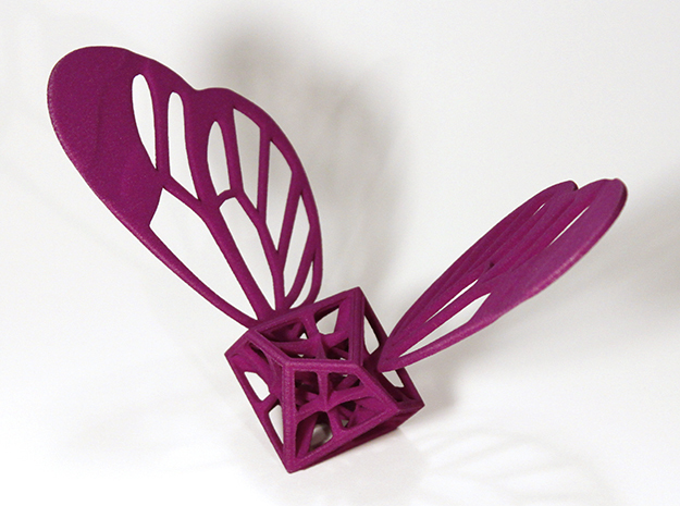 Lepi-Hedron in Purple Processed Versatile Plastic