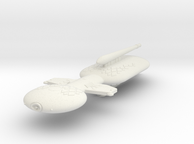 3125 Scale Gorn Dreadnought-Cruiser+ (DNC+) SRZ in White Natural Versatile Plastic