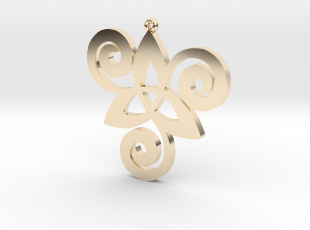 pendent in 14k Gold Plated Brass