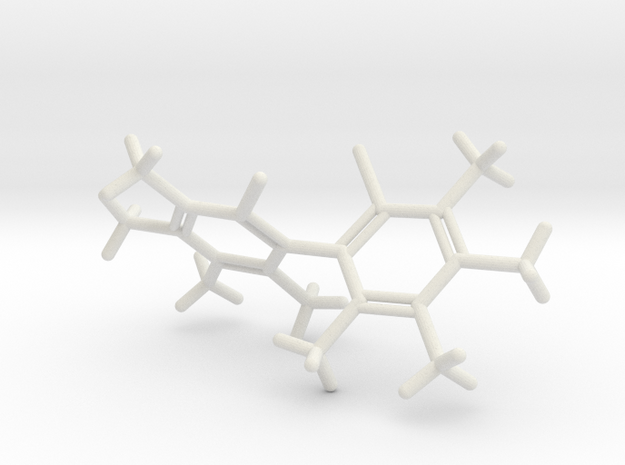#3 C2 dibromo-octamethyl-biphenyl in White Natural Versatile Plastic