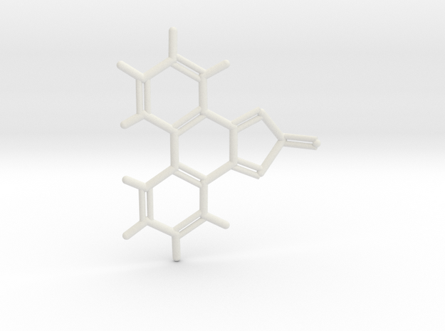 #4 Cs phenanthro-thiadiazole-oxide in White Natural Versatile Plastic