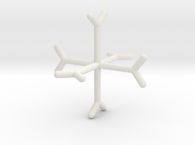 #29 Th hexa-aqua-cobalt in White Natural Versatile Plastic
