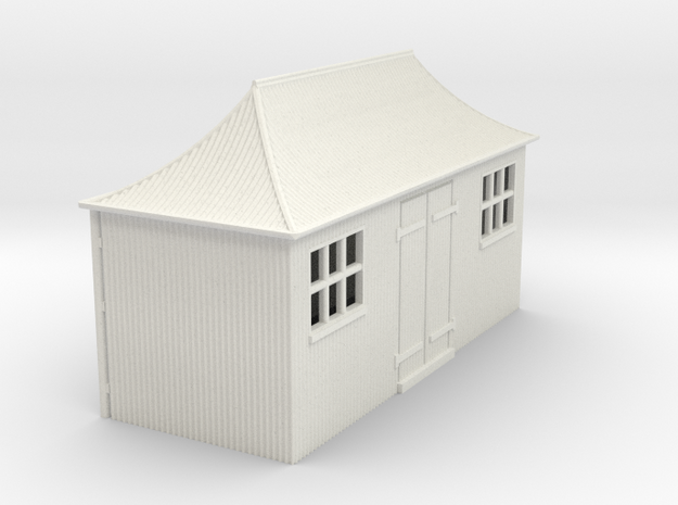 z-64-gwr-pagoda-shed-1a in White Natural Versatile Plastic