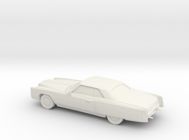 1/76 1971 Cadillac Eldorado Convertible in White Natural Versatile Plastic