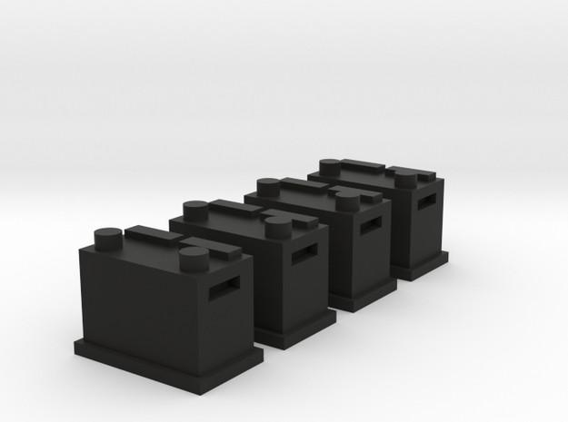 Battery Set Automotive Size 31 in Black Natural Versatile Plastic: 1:64 - S