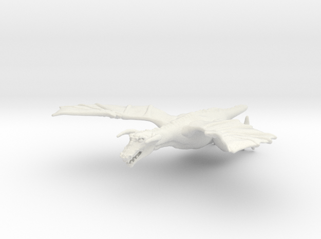 Omni Scale Space Dragon Adult Male MGL in White Natural Versatile Plastic