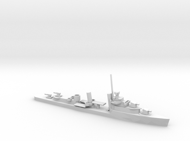 1/1250 Scale USS Cushing DD376 in Tan Fine Detail Plastic