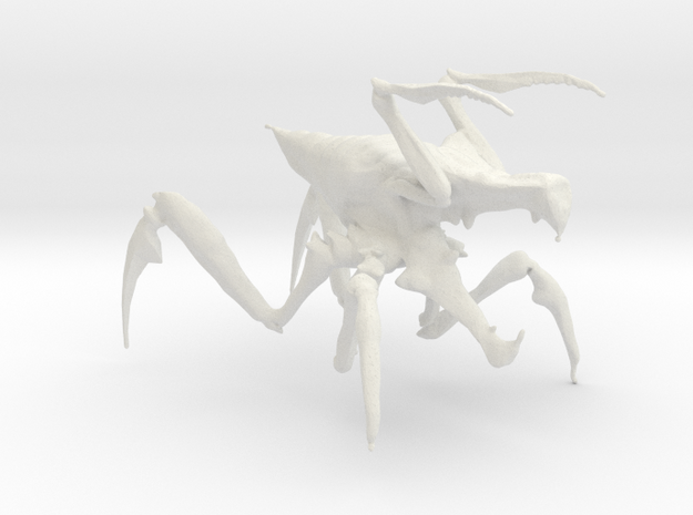 Arachnid Bug 3 in White Natural Versatile Plastic