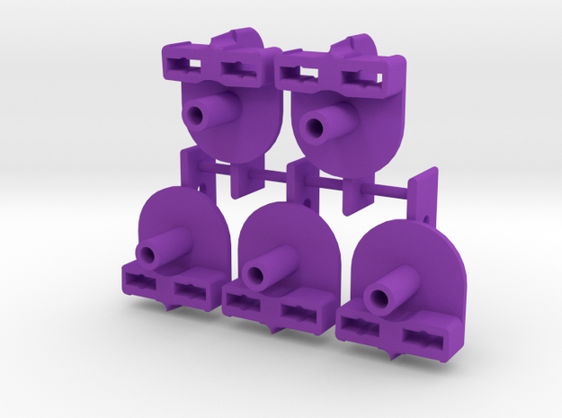 5 GUIAS RAID in Purple Processed Versatile Plastic