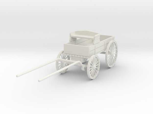 HDV03 Ranch Wagon - Stablemate (1/32) in White Natural Versatile Plastic