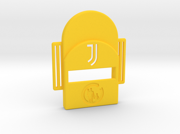 Bark Heroes: Football - J in Yellow Processed Versatile Plastic