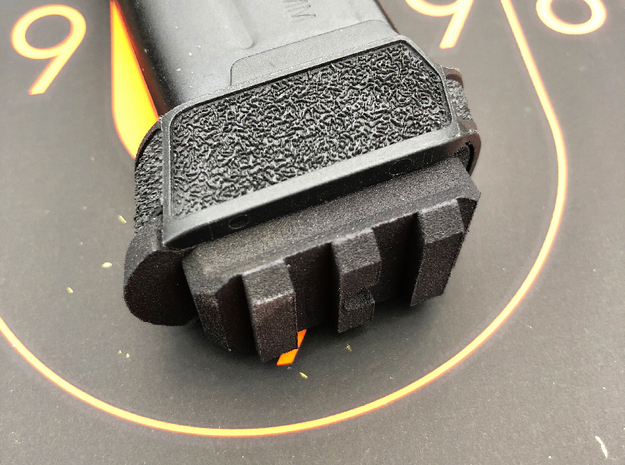 12 Round Base w/Rail for SIG P365 in Black PA12