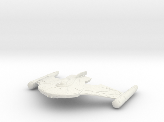 Romulan WarBird firebat class in White Natural Versatile Plastic