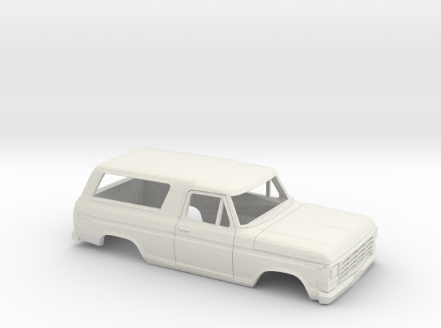 1/32 1978-79 Ford Bronco in White Natural Versatile Plastic