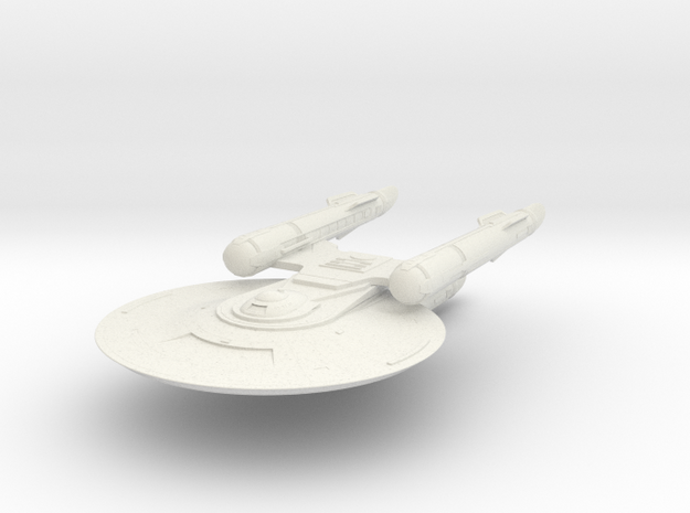 Discovery time line USS Starlight Destroyer 4.7" in White Natural Versatile Plastic