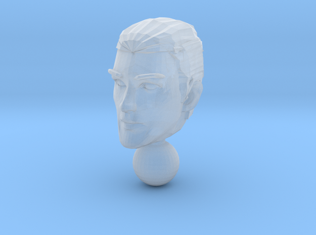 micro head 1 in Smooth Fine Detail Plastic