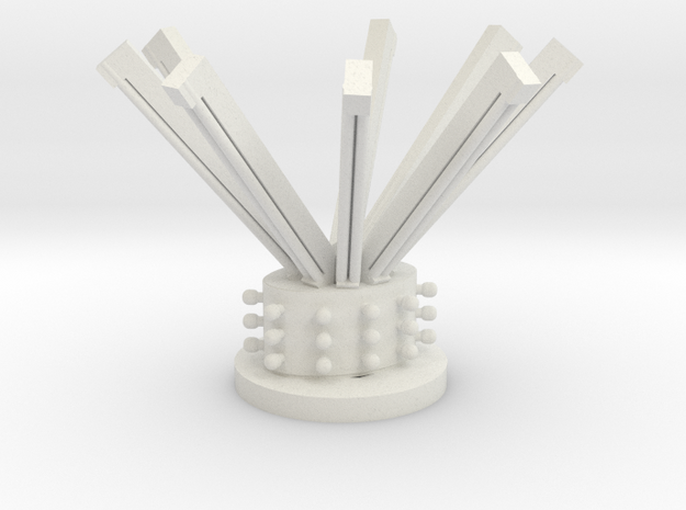 center and florescent tubes in White Natural Versatile Plastic