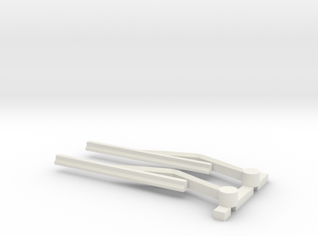 JaBird RC 1/10 Scale Windshield Wipers in White Natural Versatile Plastic