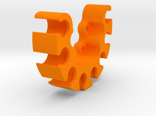 Portal Weight Hanger in Orange Processed Versatile Plastic