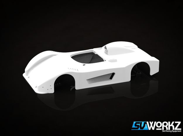 SV Workz - Radical SR3 - Body (1:32) in White Processed Versatile Plastic
