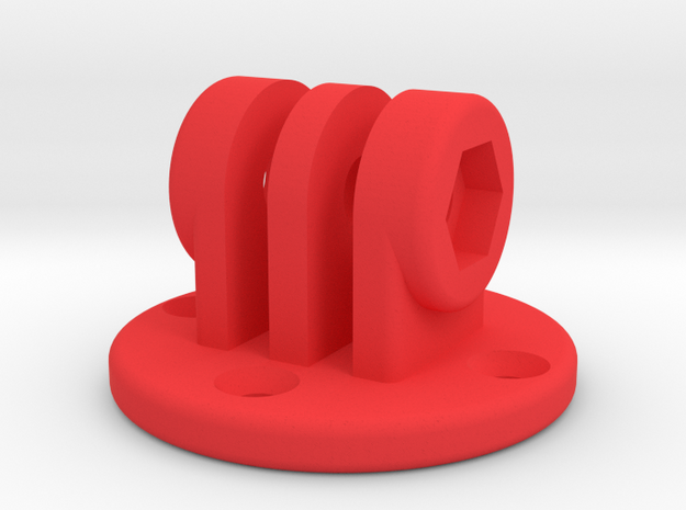 12011R0 Round Mount Screws in Red Processed Versatile Plastic