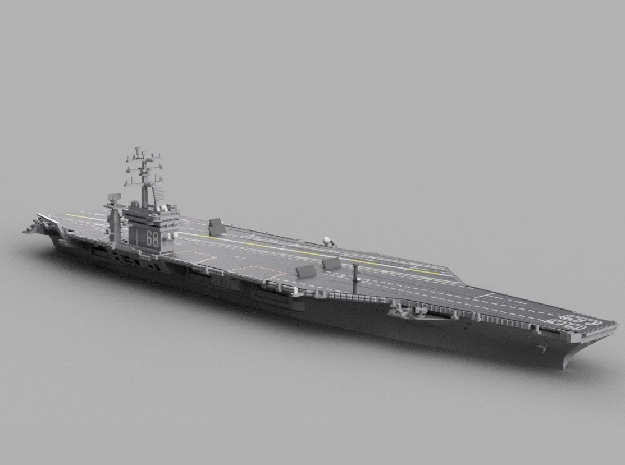 1/2400 USS Nimitz in Tan Fine Detail Plastic