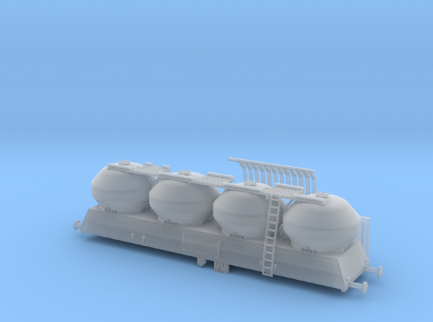 Wagon PKP UACS typ(e) 408s Skala N / N Scale in Tan Fine Detail Plastic