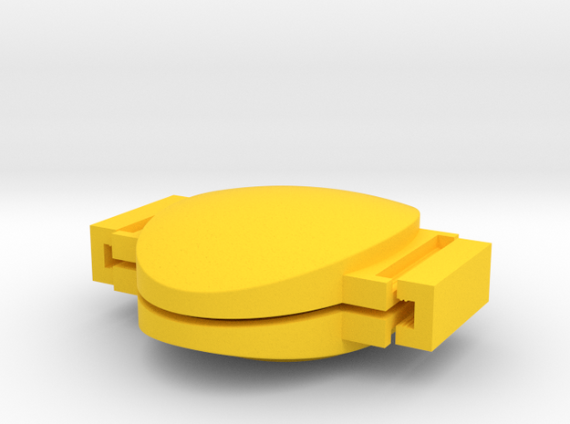 Custom Soap Mold #1 in Yellow Processed Versatile Plastic