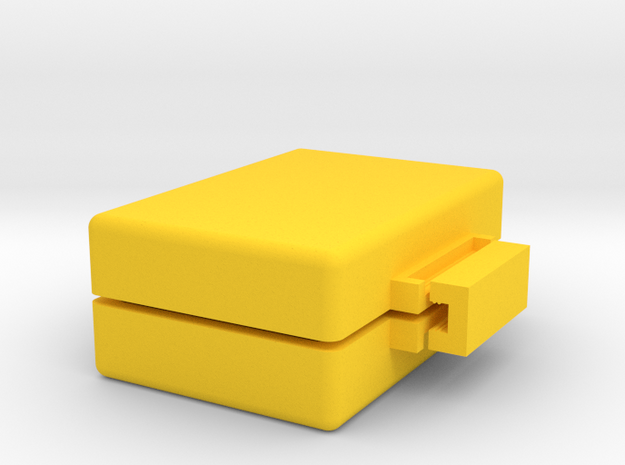 Custom Soap Mold #2 in Yellow Processed Versatile Plastic