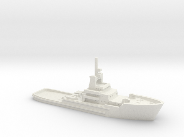 1/1200 Salvageman tug in White Natural Versatile Plastic