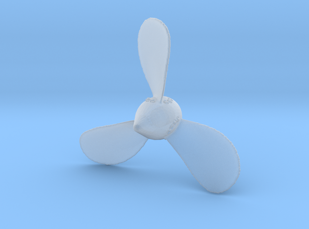 Titanic Port 3-Bladed Propeller - Scale 1:350 in Smoothest Fine Detail Plastic