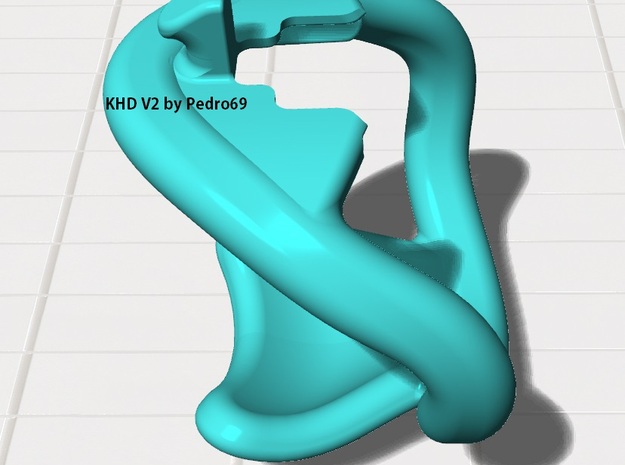 KHD v2 ring 45mm - long flap in White Processed Versatile Plastic