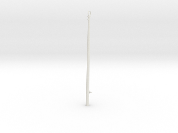 1/6 DKM UBoot VIIC Flag Beam in White Natural Versatile Plastic